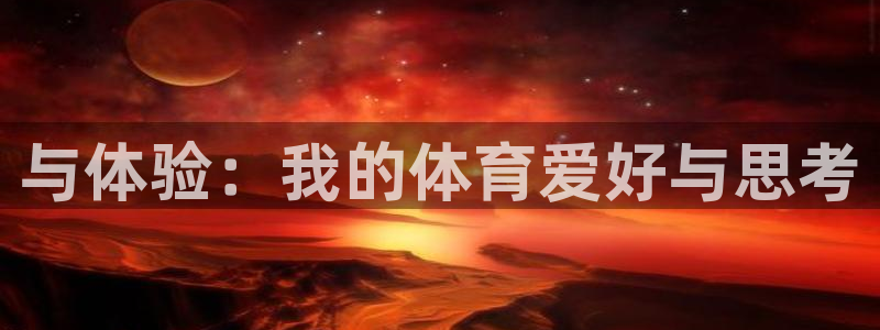 与体验：我的体育爱好与思考